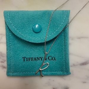 Tiffany & Co. Elsa Peretti Letter “K” Necklace